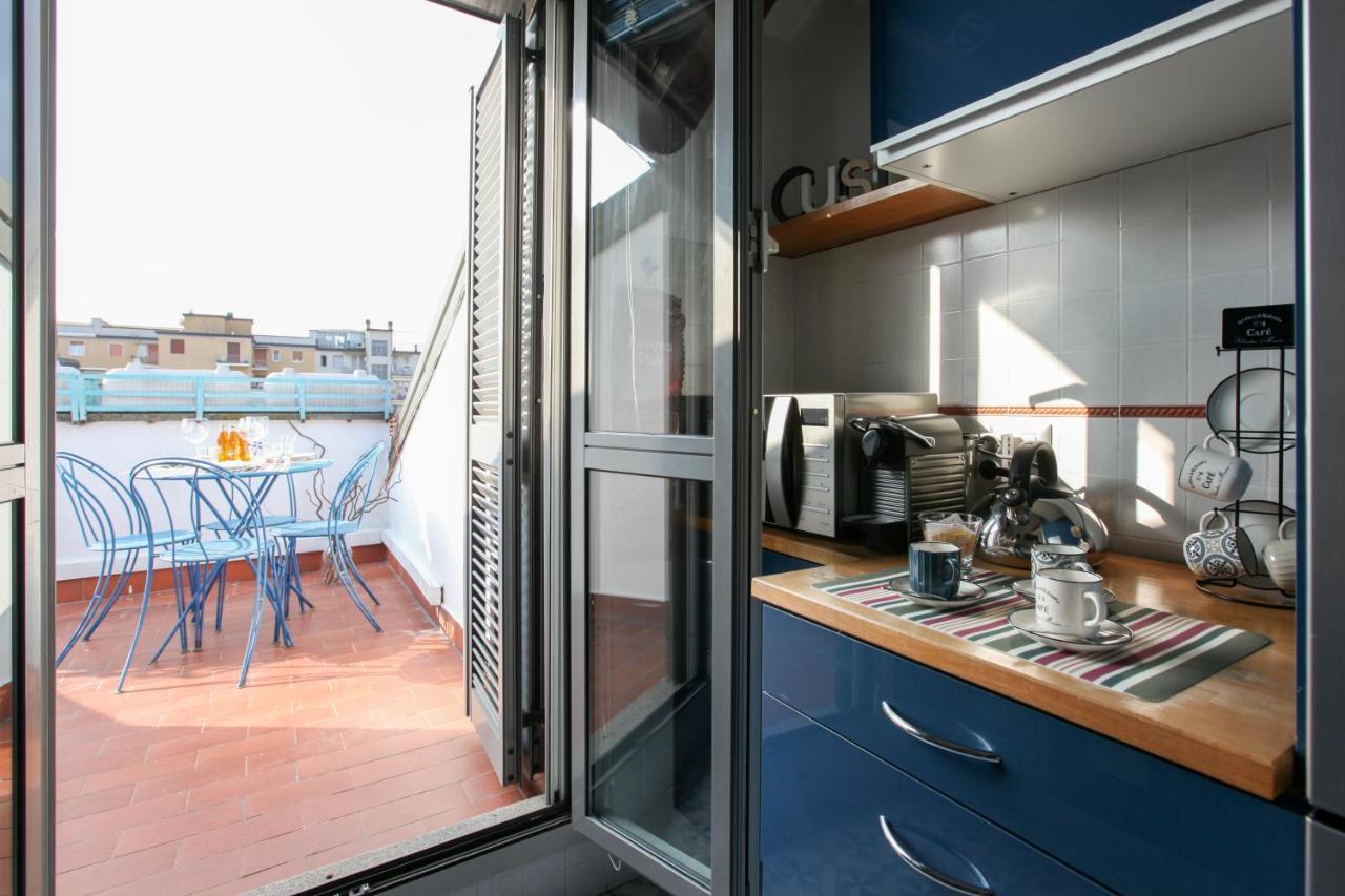 The Cosy Terrace Of Milano- Via Sardegna Appartement Buitenkant foto
